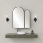 Hanah Home Gabinete de Baño Classe Cabinet - Negro, MDF 18mm, Elegante y Funcional